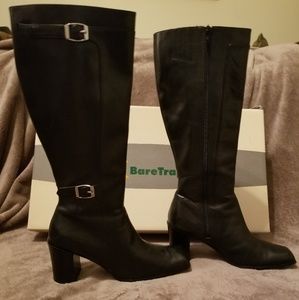 BareTraps black leather boots Size 8.5